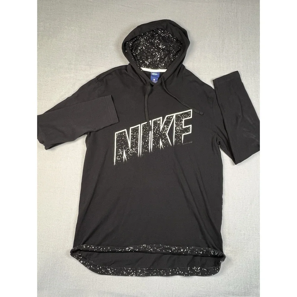 Vintage Nike Sportsware Hoodie Limited‎ Blue Tag LargeSpeckled Multi Lightweight
